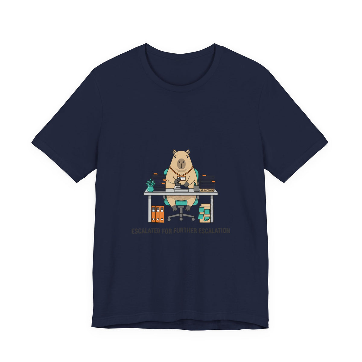 Escalated for Further Escalation Office Bear Graphic T-Shirt