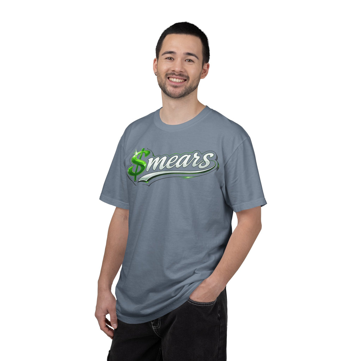 Smear Script Lip-Art Streetwear Graphic T-Shirt