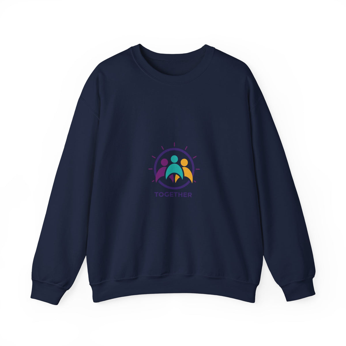 Together Solidarity Icon Embroidered Crewneck Sweatshirt
