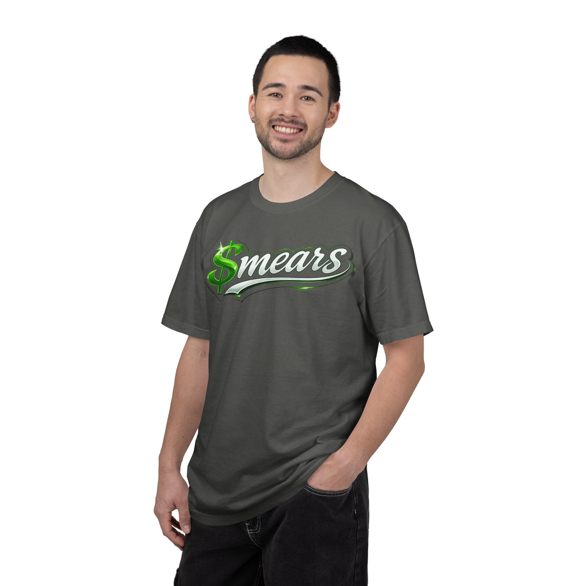 Smear Script Lip-Art Streetwear Graphic T-Shirt