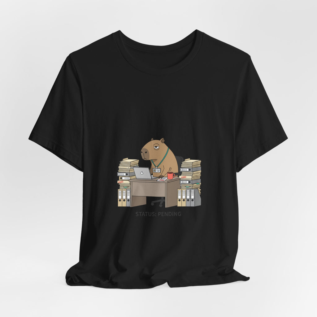 Status Pending Office Bear Graphic T-Shirt