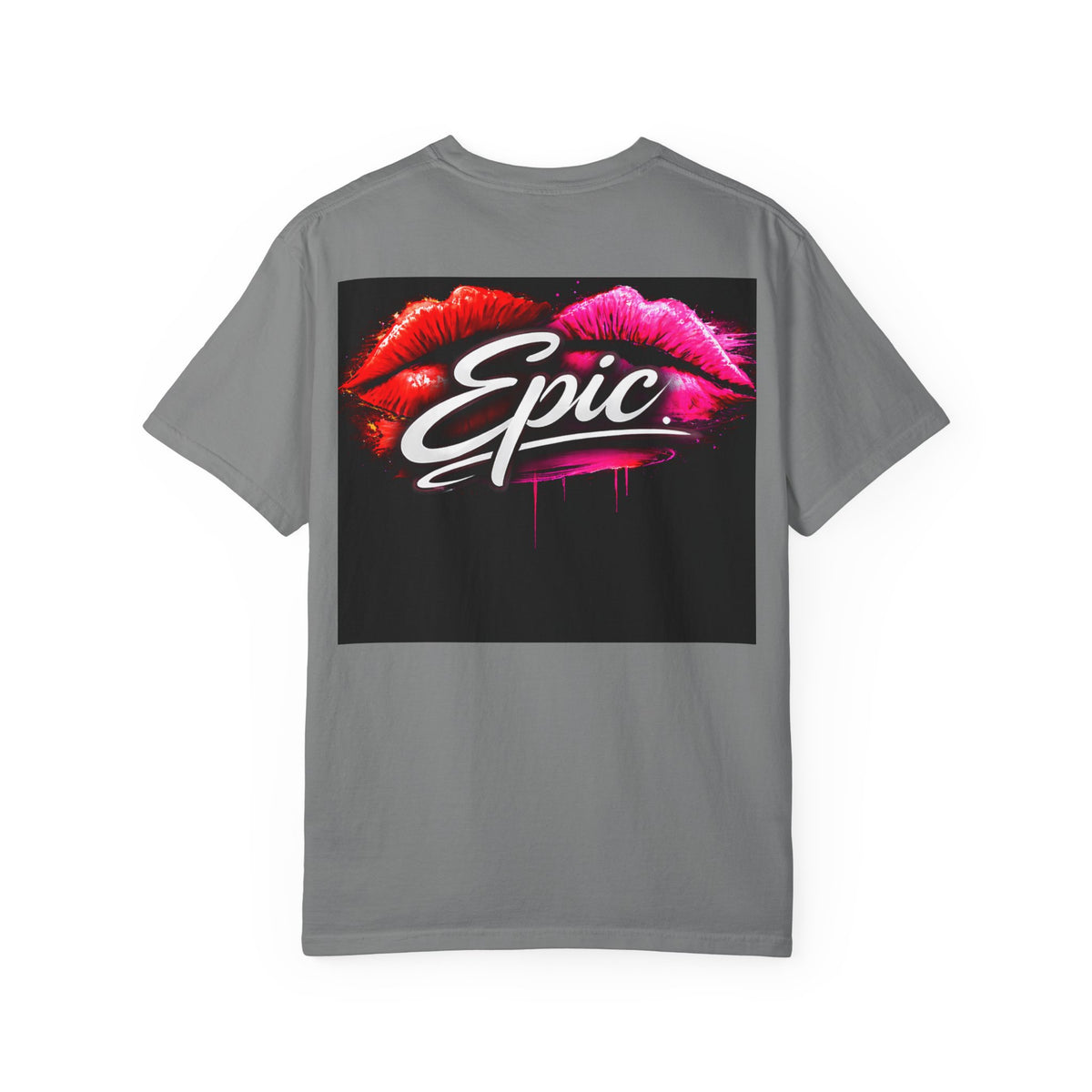 Smear Script Lip-Art Streetwear Graphic T-Shirt