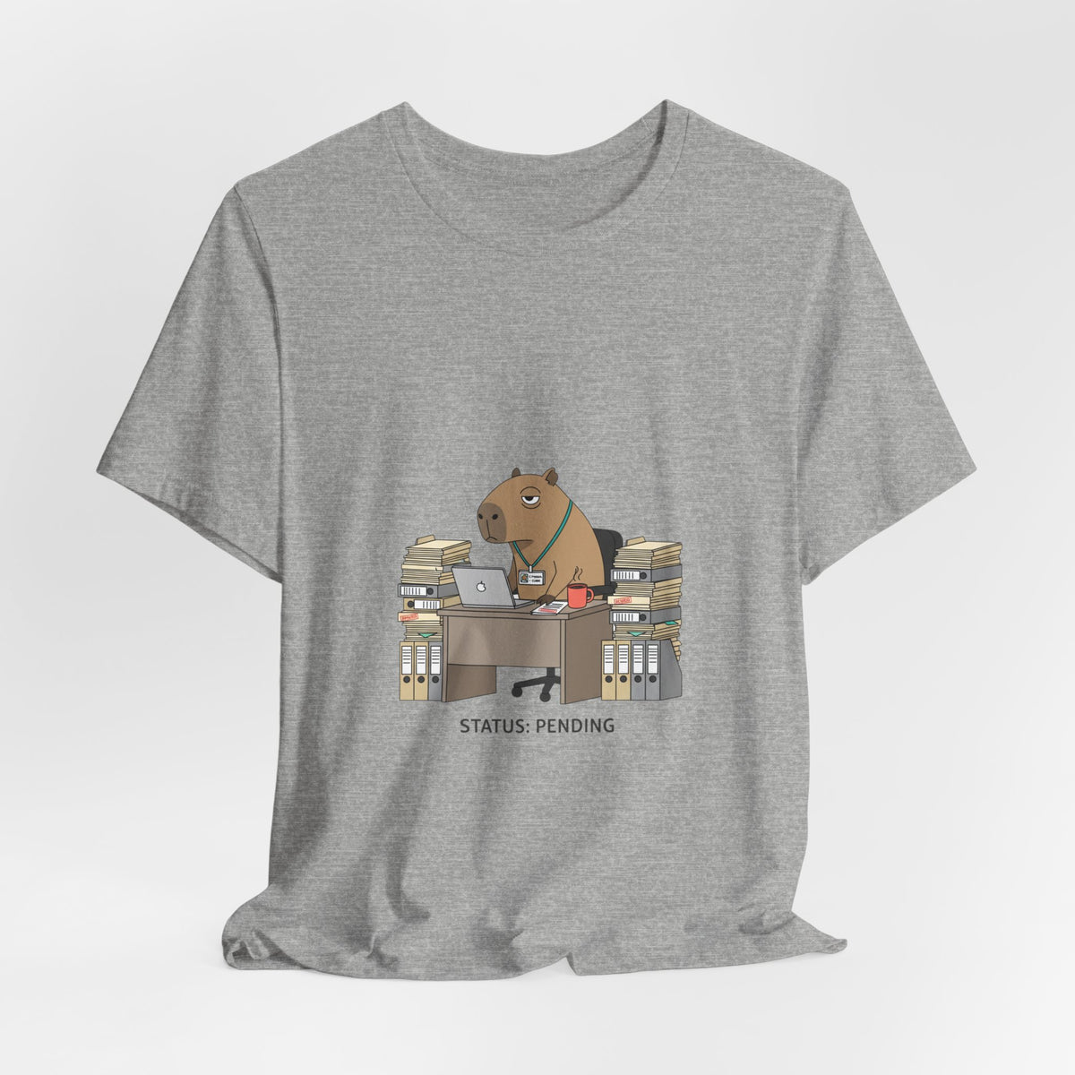Status Pending Office Bear Graphic T-Shirt