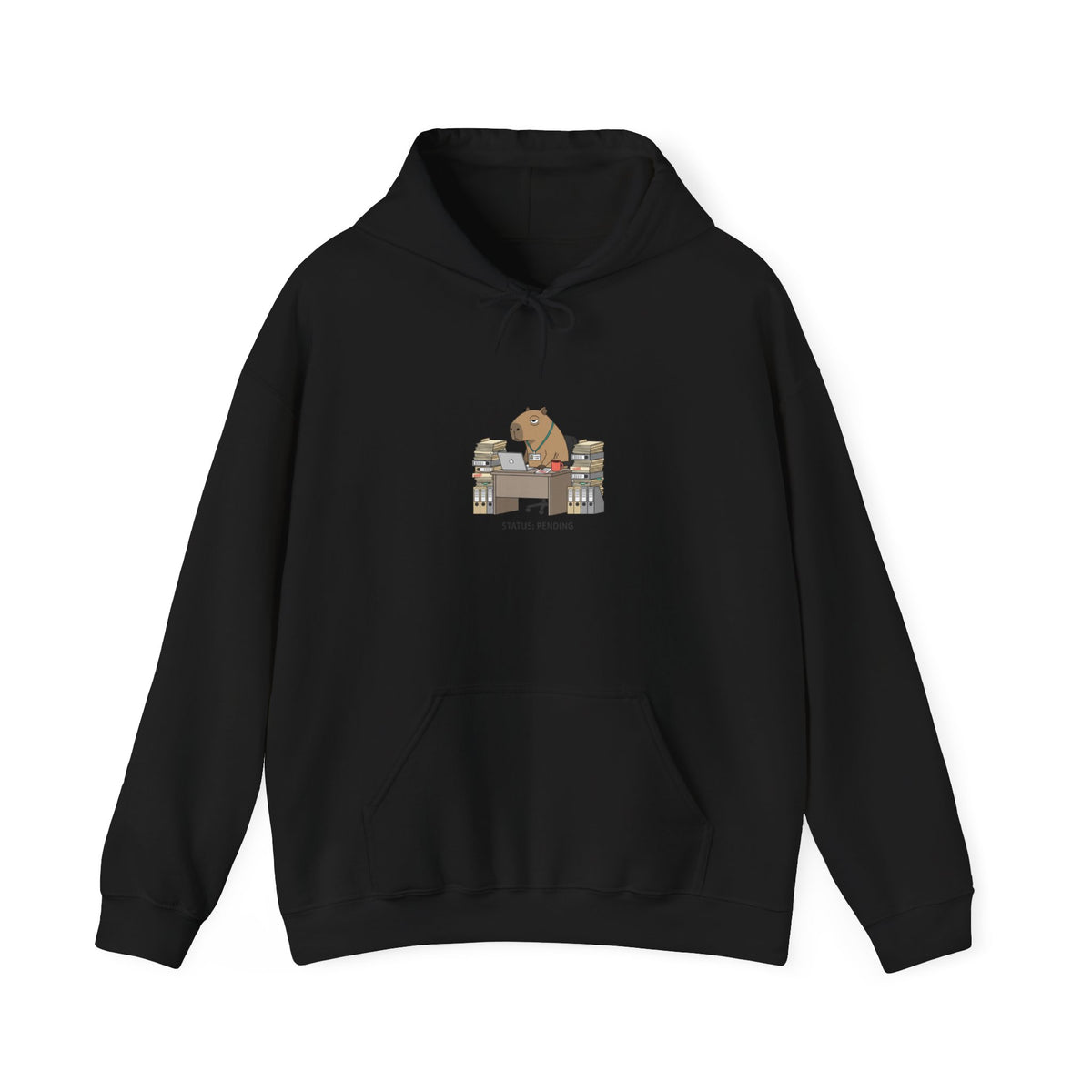 Office Raccoon HR Memo Graphic Pullover Hoodie