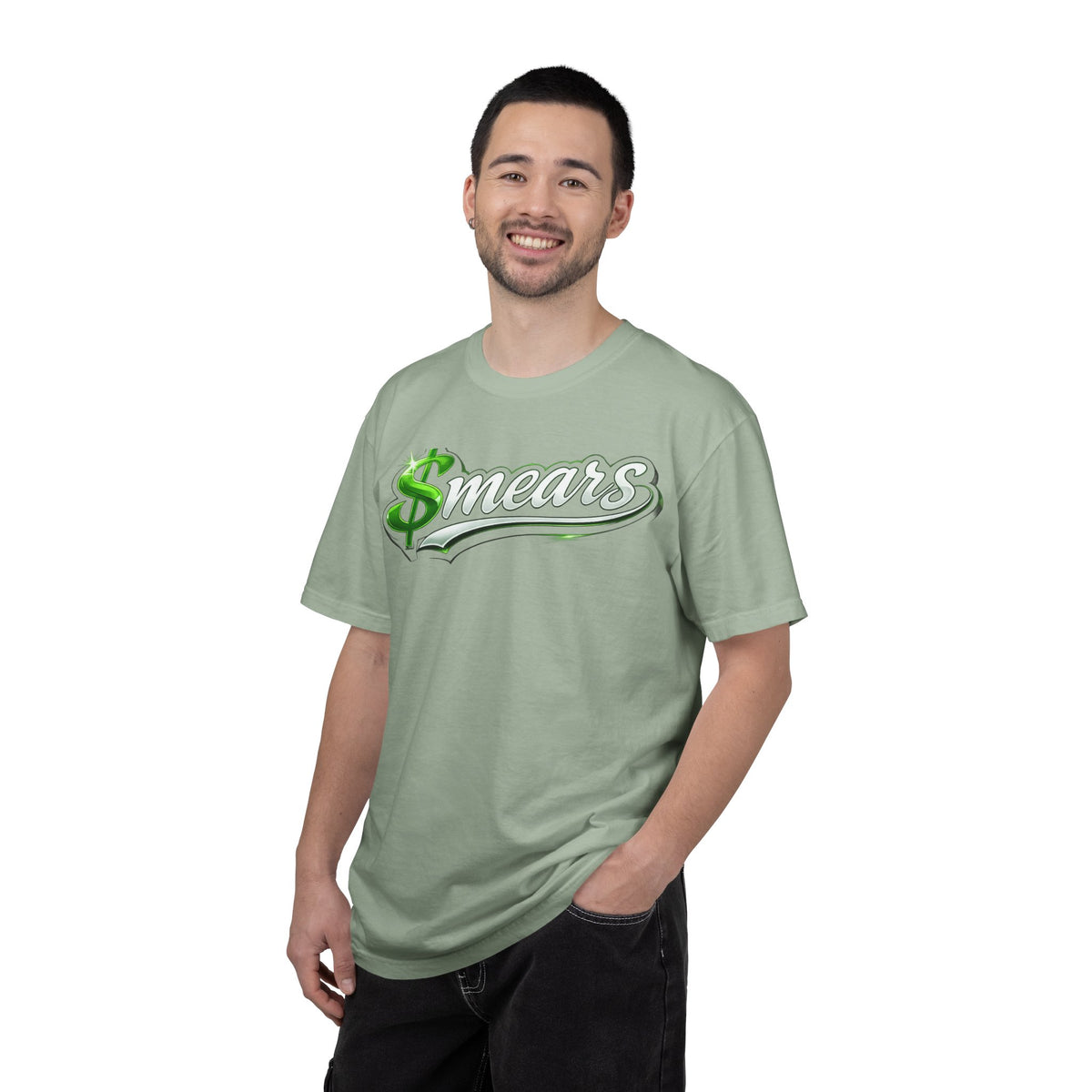 Smear Script Lip-Art Streetwear Graphic T-Shirt