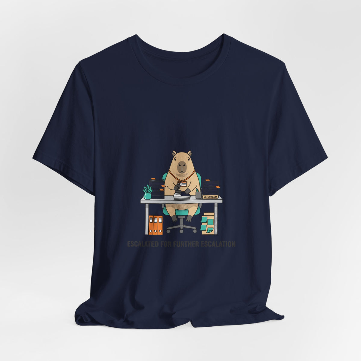 Escalated for Further Escalation Office Bear Graphic T-Shirt