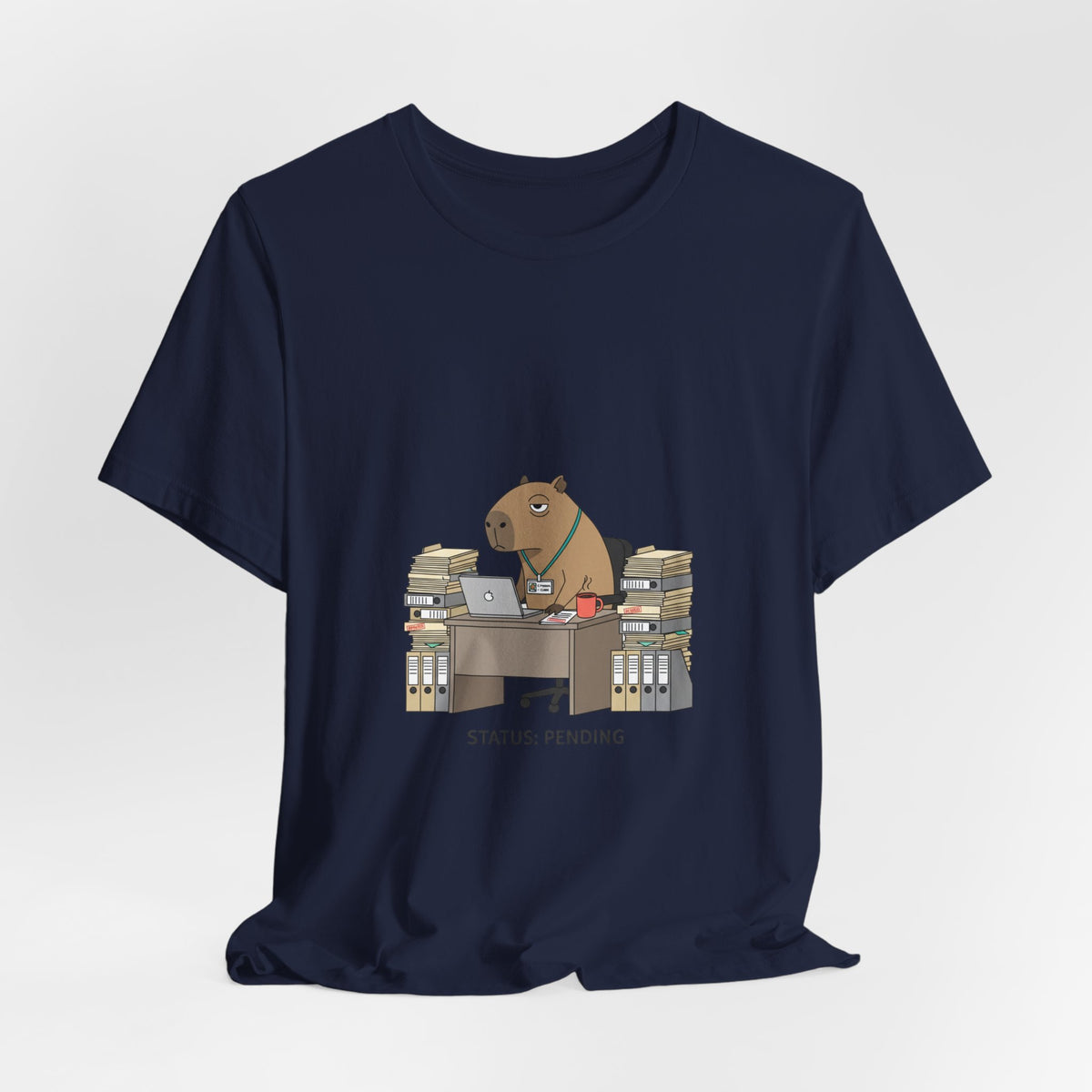 Status Pending Office Bear Graphic T-Shirt