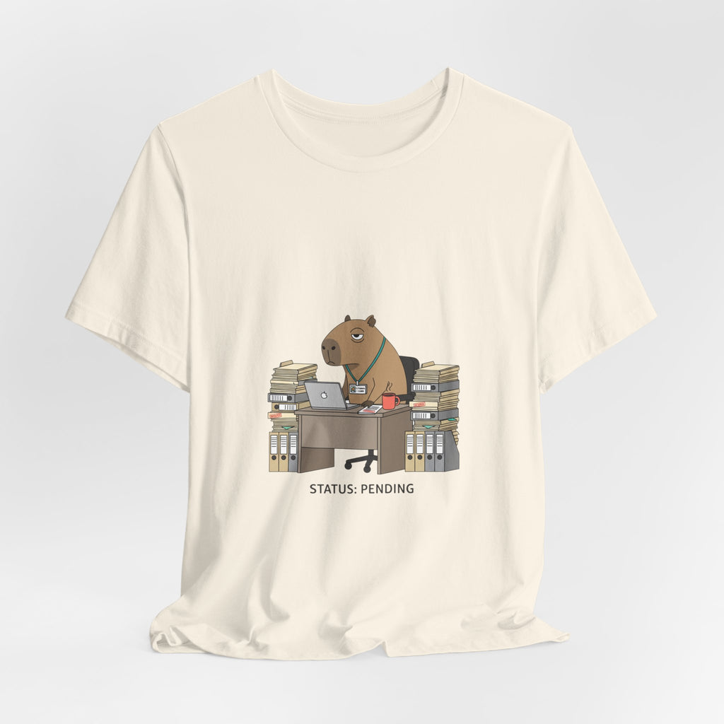 Status Pending Office Bear Graphic T-Shirt
