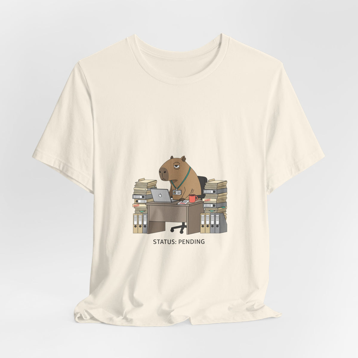 Status Pending Office Bear Graphic T-Shirt