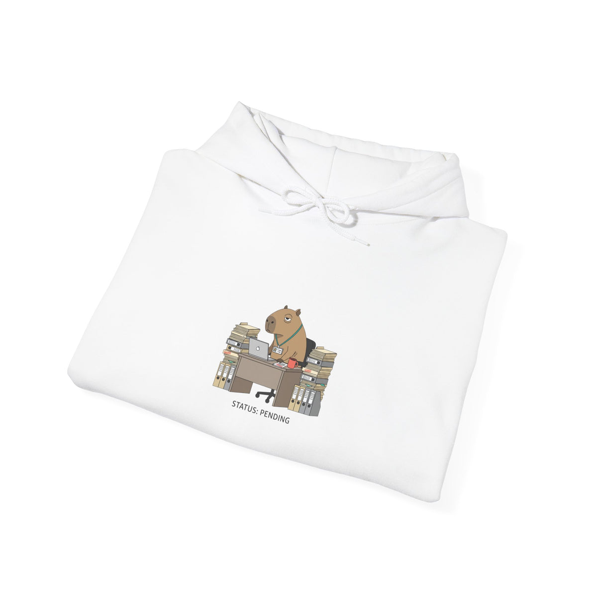 Office Raccoon HR Memo Graphic Pullover Hoodie