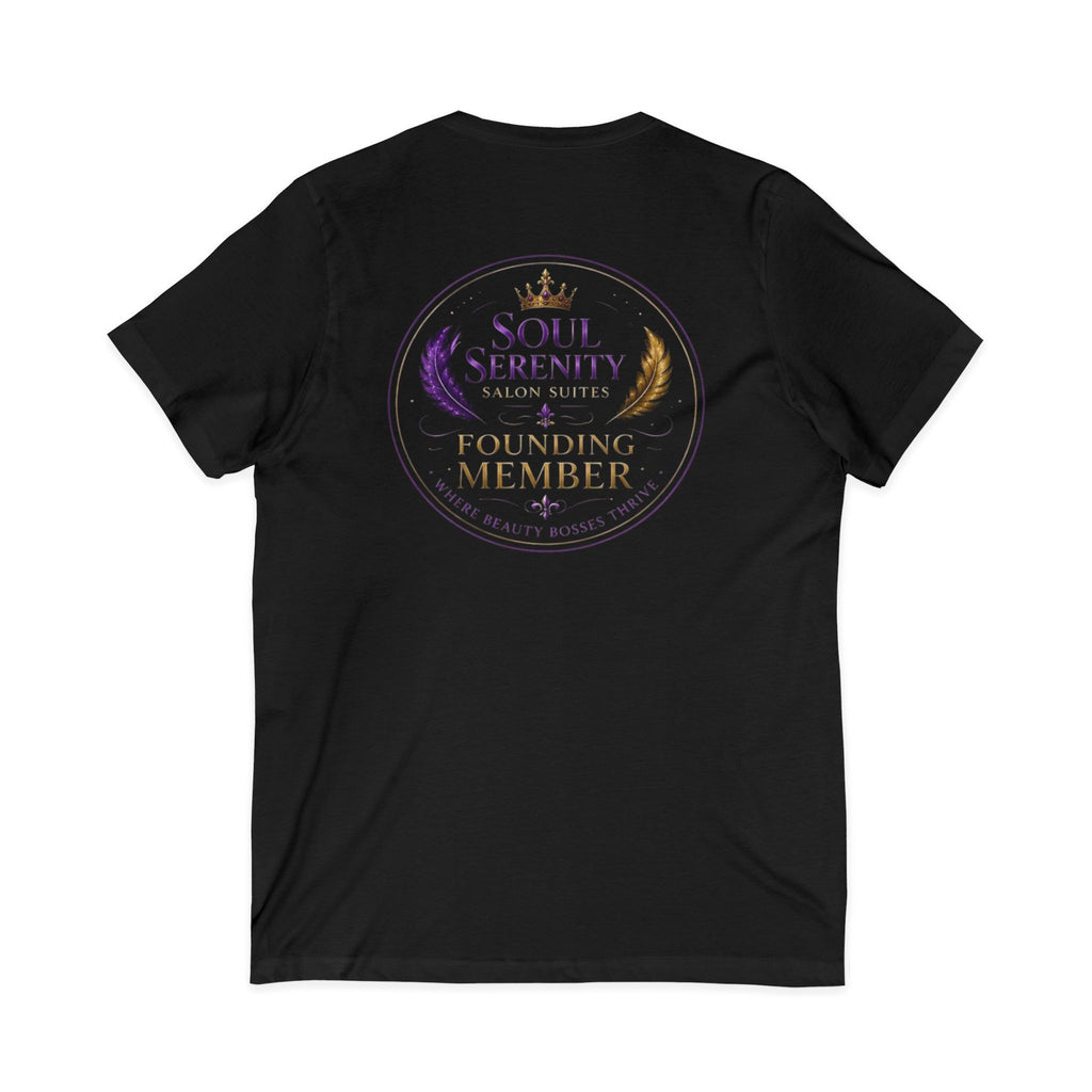 Soul Serenity Founding Member Graphic V-Neck T-Shirt