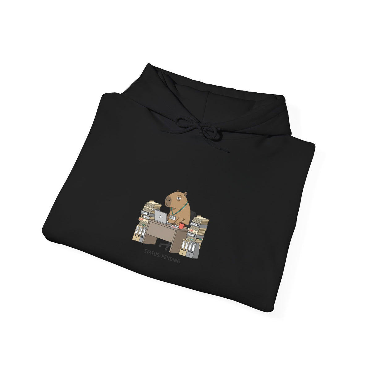 Office Raccoon HR Memo Graphic Pullover Hoodie