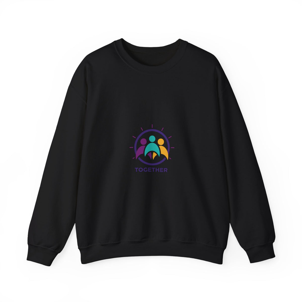 Together Solidarity Icon Embroidered Crewneck Sweatshirt