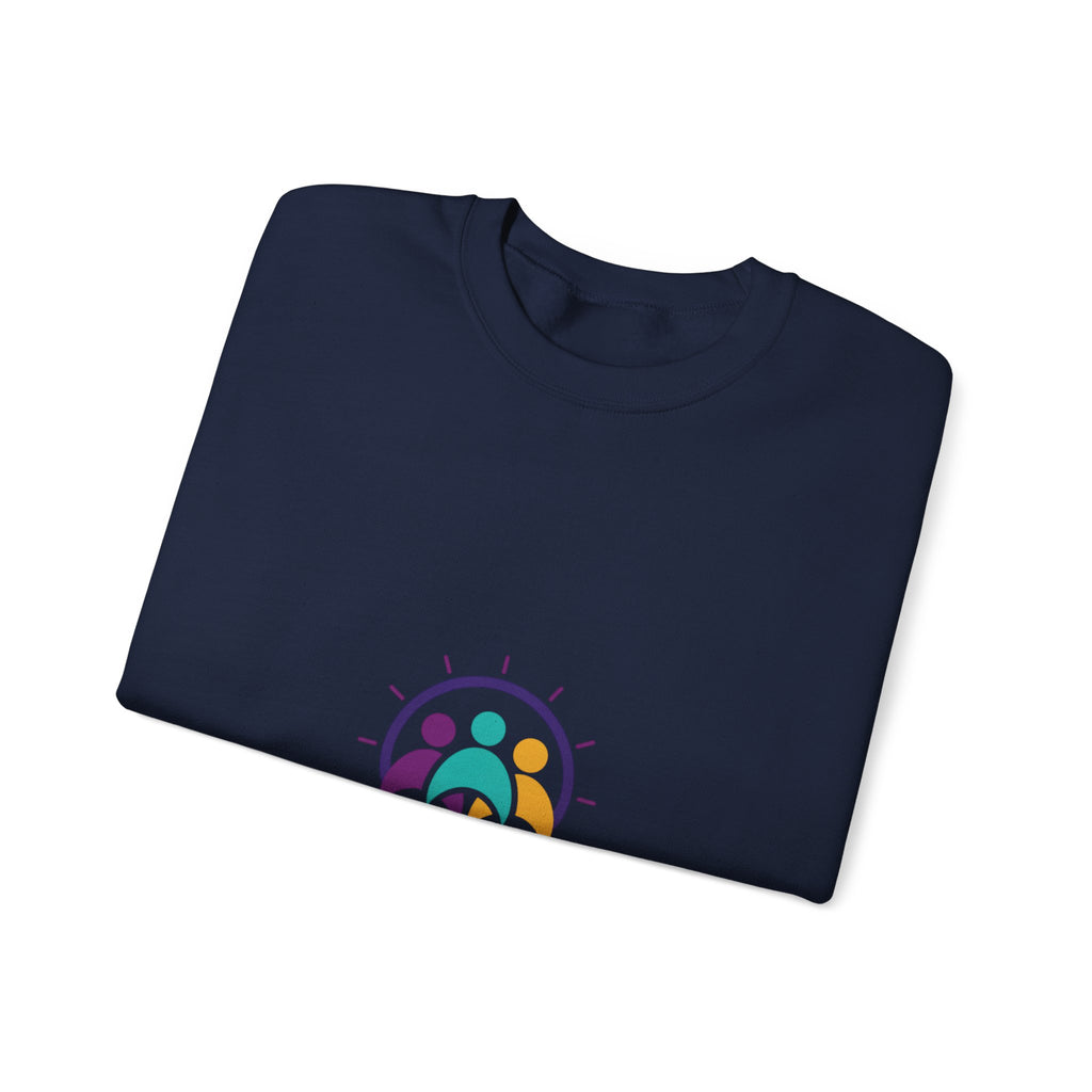 Together Solidarity Icon Embroidered Crewneck Sweatshirt