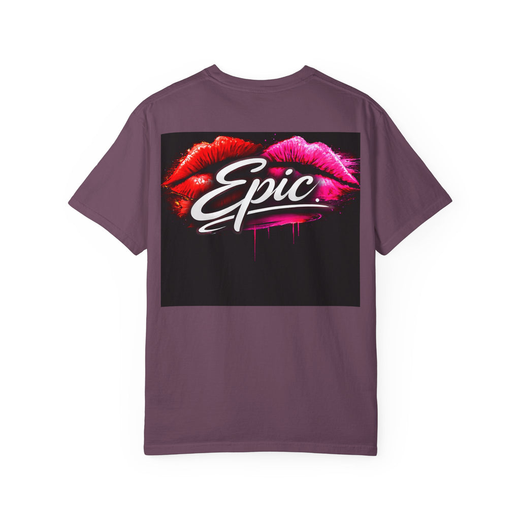 Smear Script Lip-Art Streetwear Graphic T-Shirt