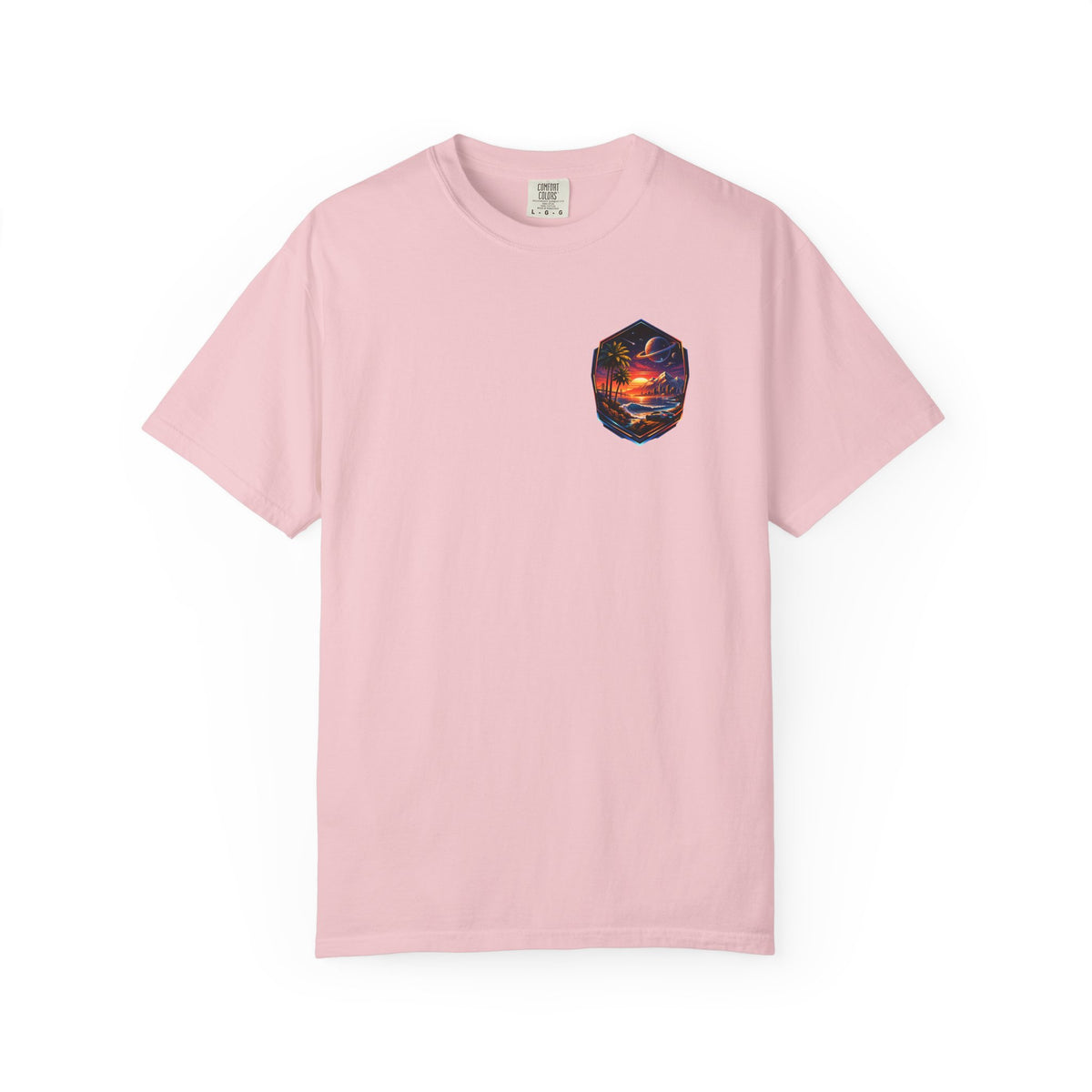 California Retro Sci-Fi Sunset Garment-Dyed T-Shirt