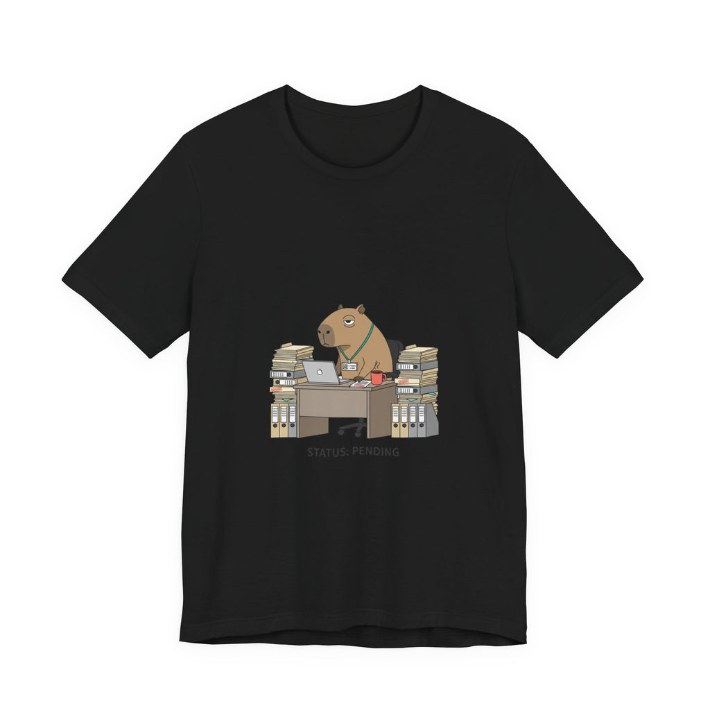 Status Pending Office Bear Graphic T-Shirt