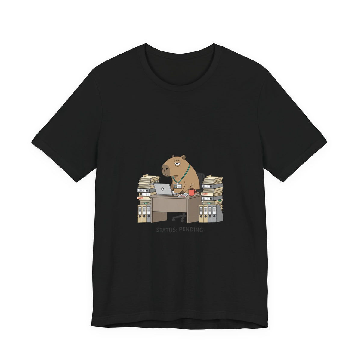 Status Pending Office Bear Graphic T-Shirt