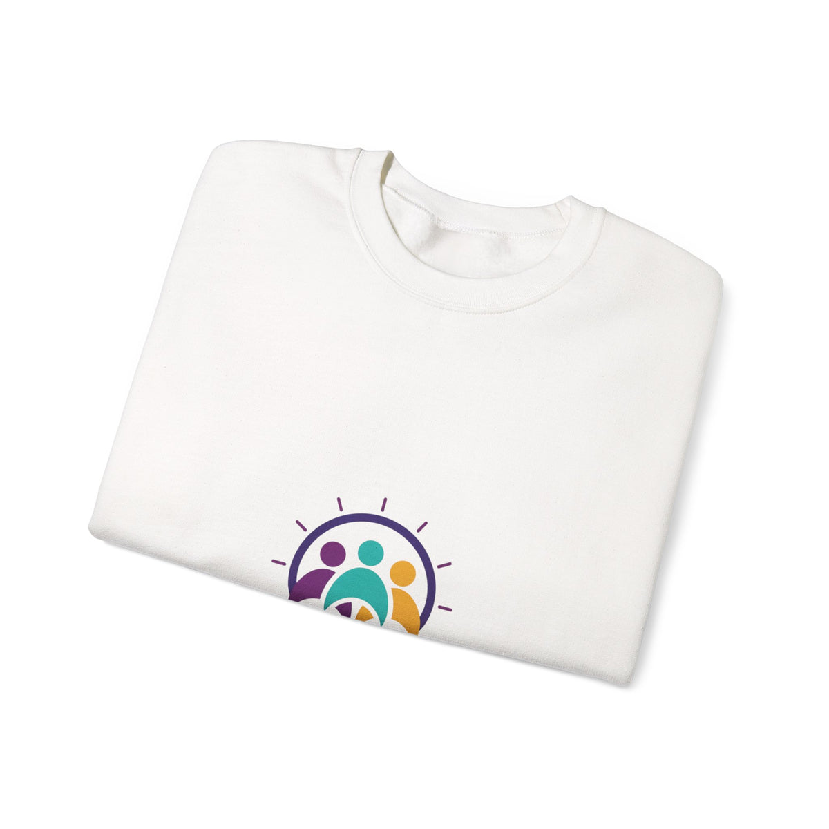 Together Solidarity Icon Embroidered Crewneck Sweatshirt
