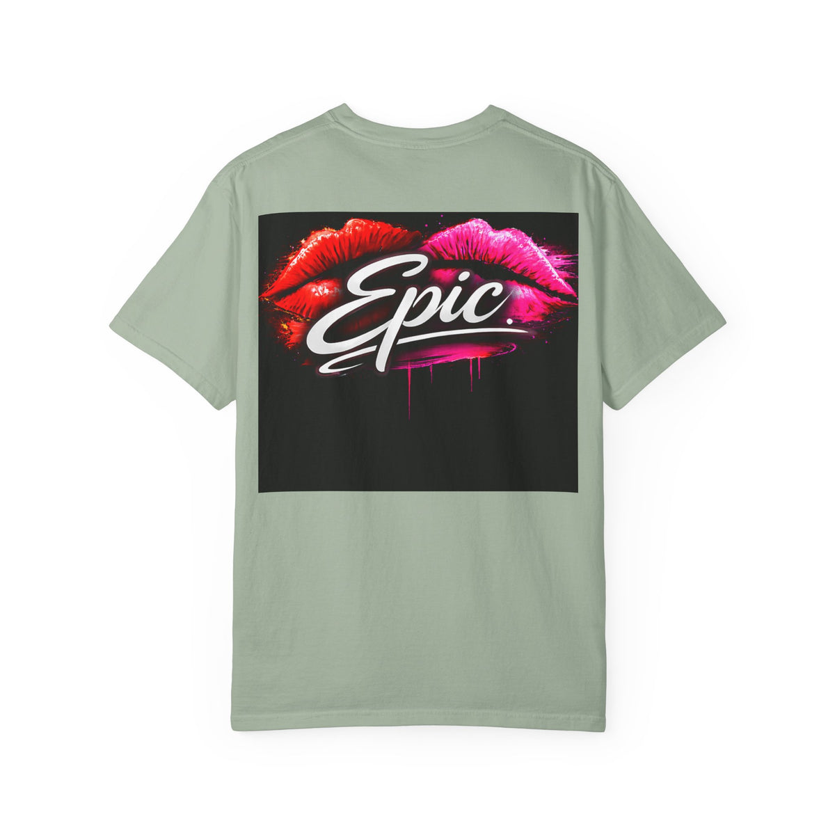 Smear Script Lip-Art Streetwear Graphic T-Shirt