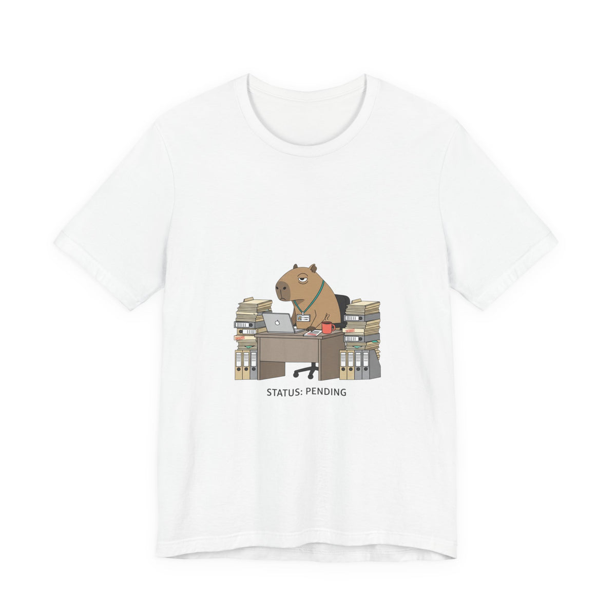 Status Pending Office Bear Graphic T-Shirt