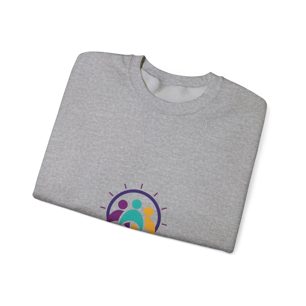 Together Solidarity Icon Embroidered Crewneck Sweatshirt
