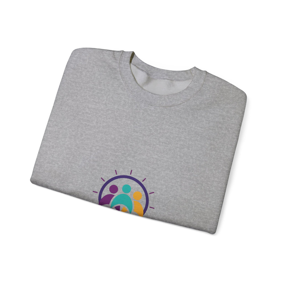 Together Solidarity Icon Embroidered Crewneck Sweatshirt