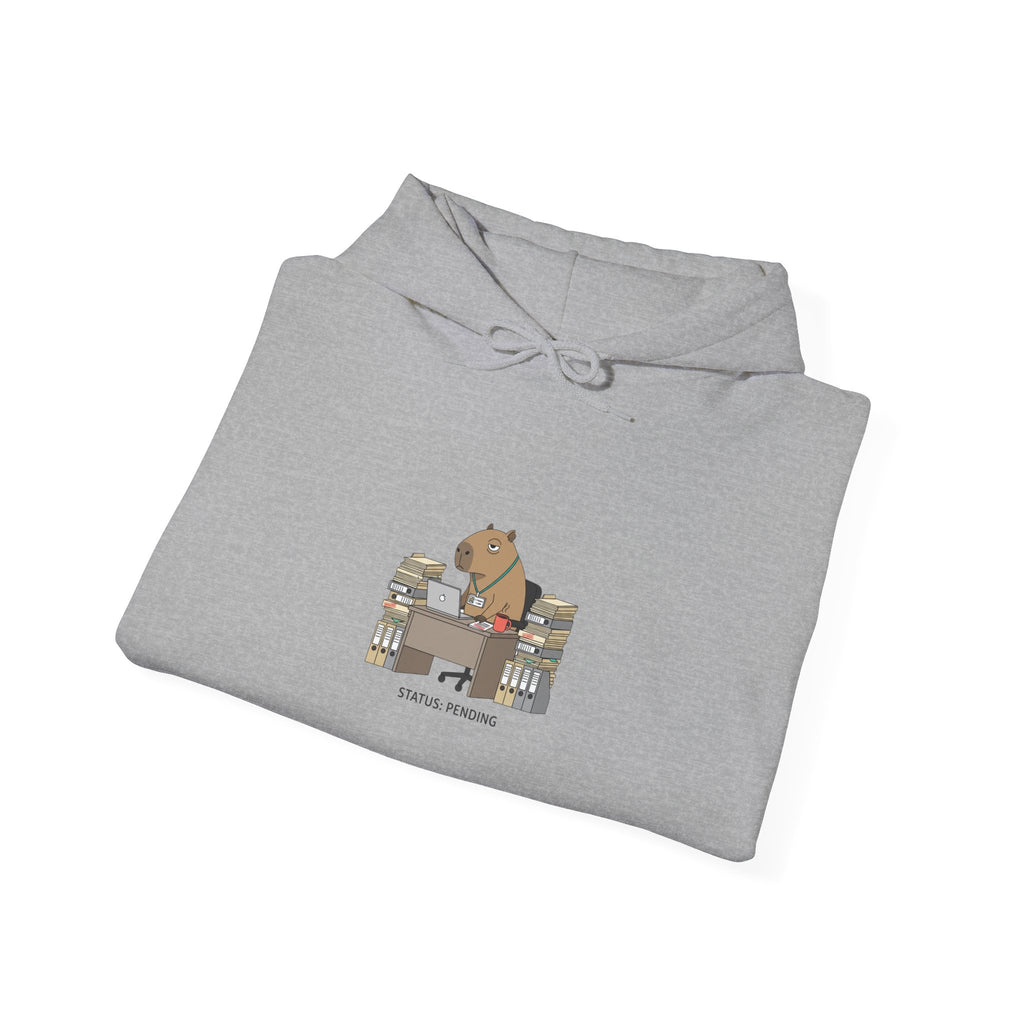 Office Raccoon HR Memo Graphic Pullover Hoodie