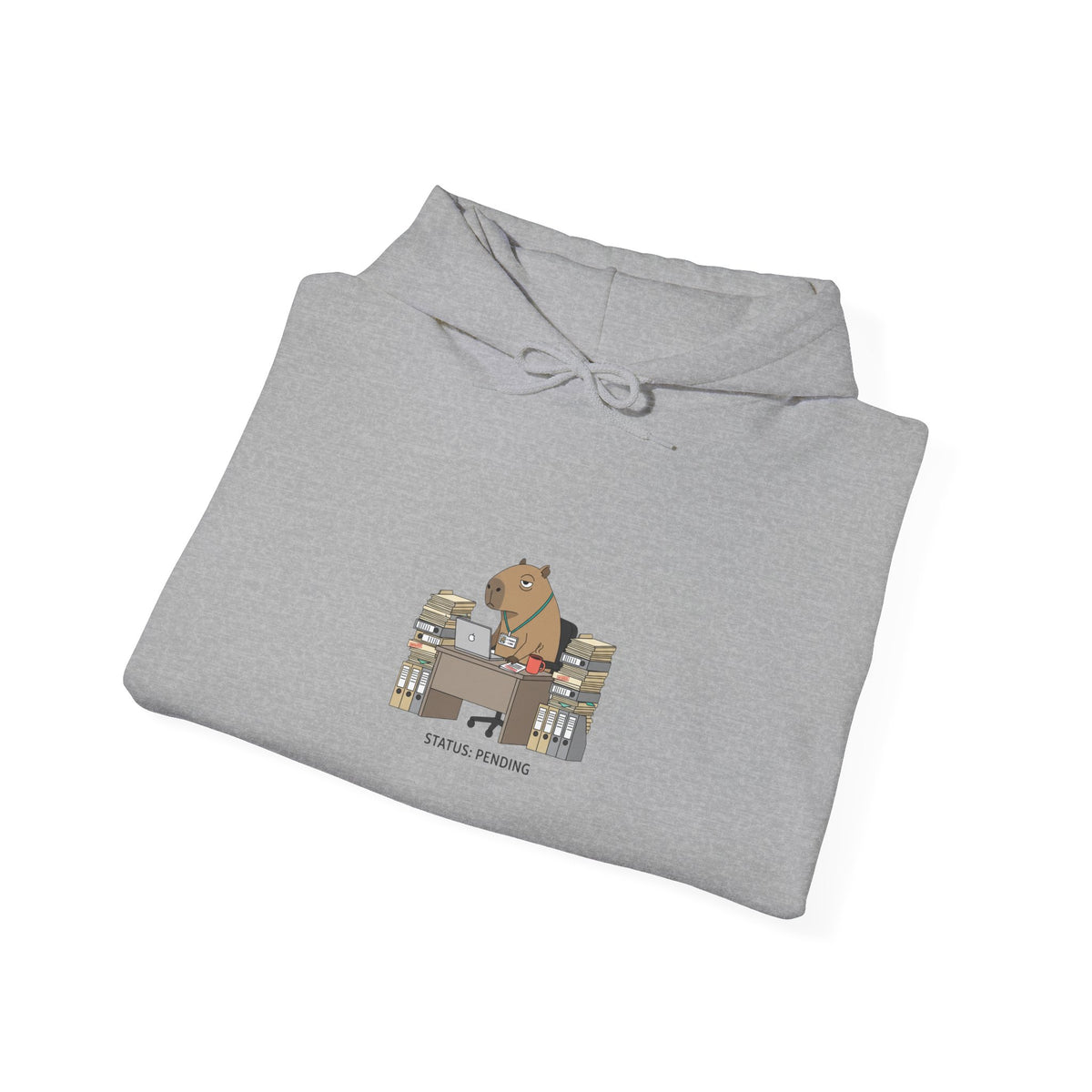 Office Raccoon HR Memo Graphic Pullover Hoodie