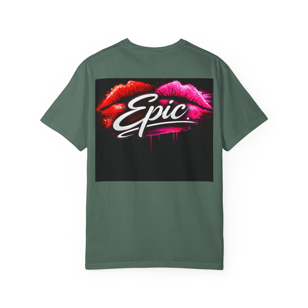 Smear Script Lip-Art Streetwear Graphic T-Shirt