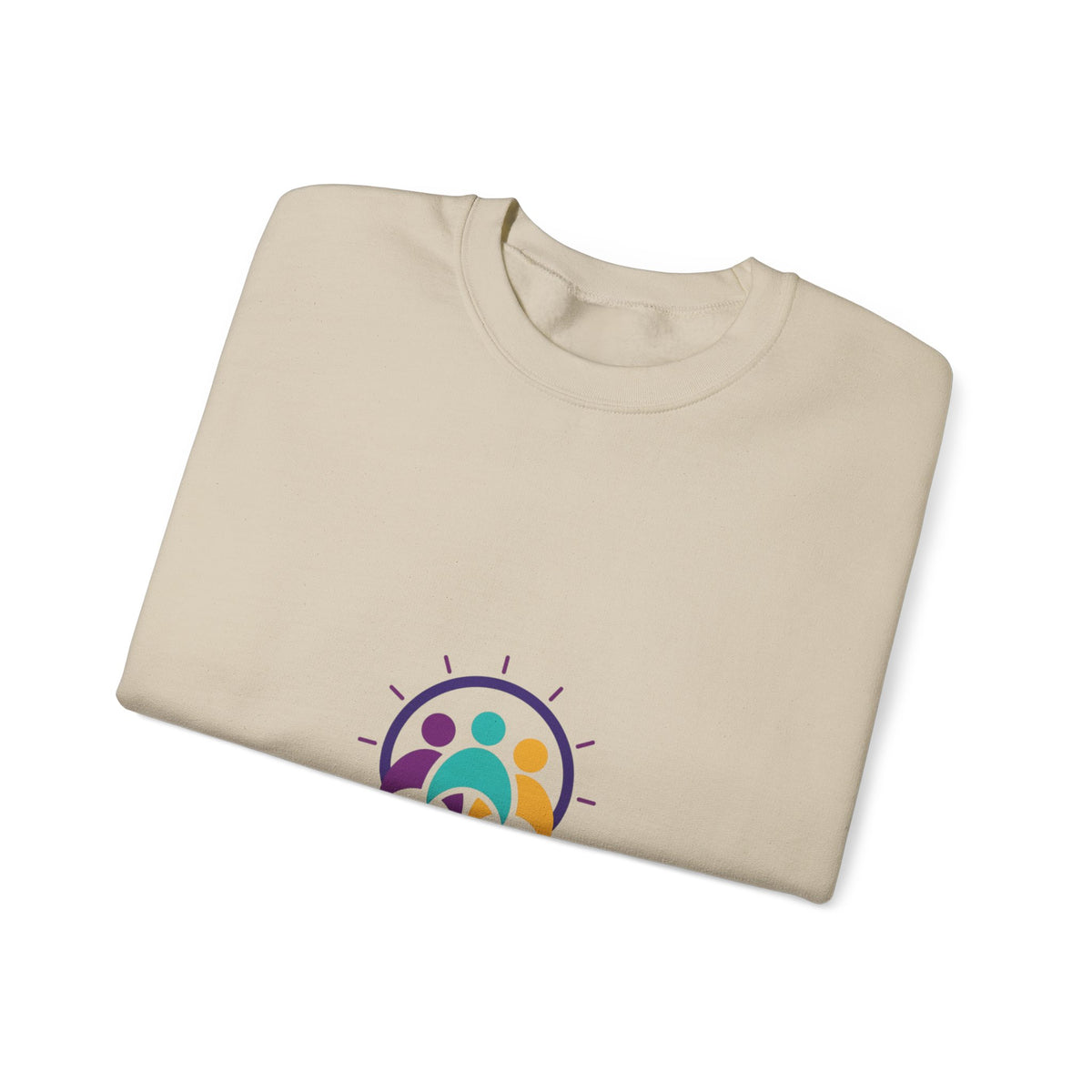 Together Solidarity Icon Embroidered Crewneck Sweatshirt