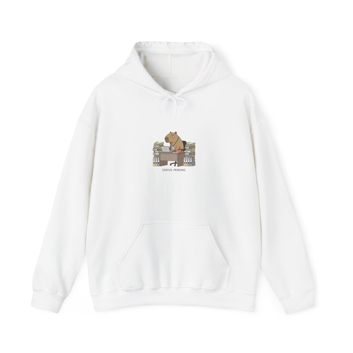 Office Raccoon HR Memo Graphic Pullover Hoodie
