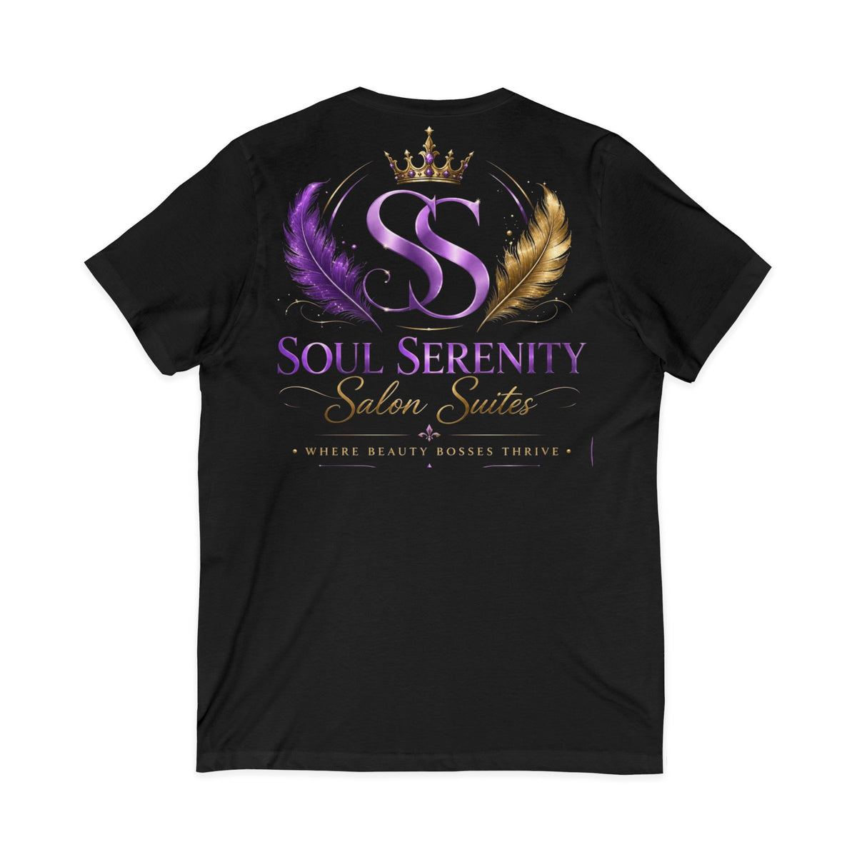 Soul Serenity Founder Graphic V-Neck T-Shirt