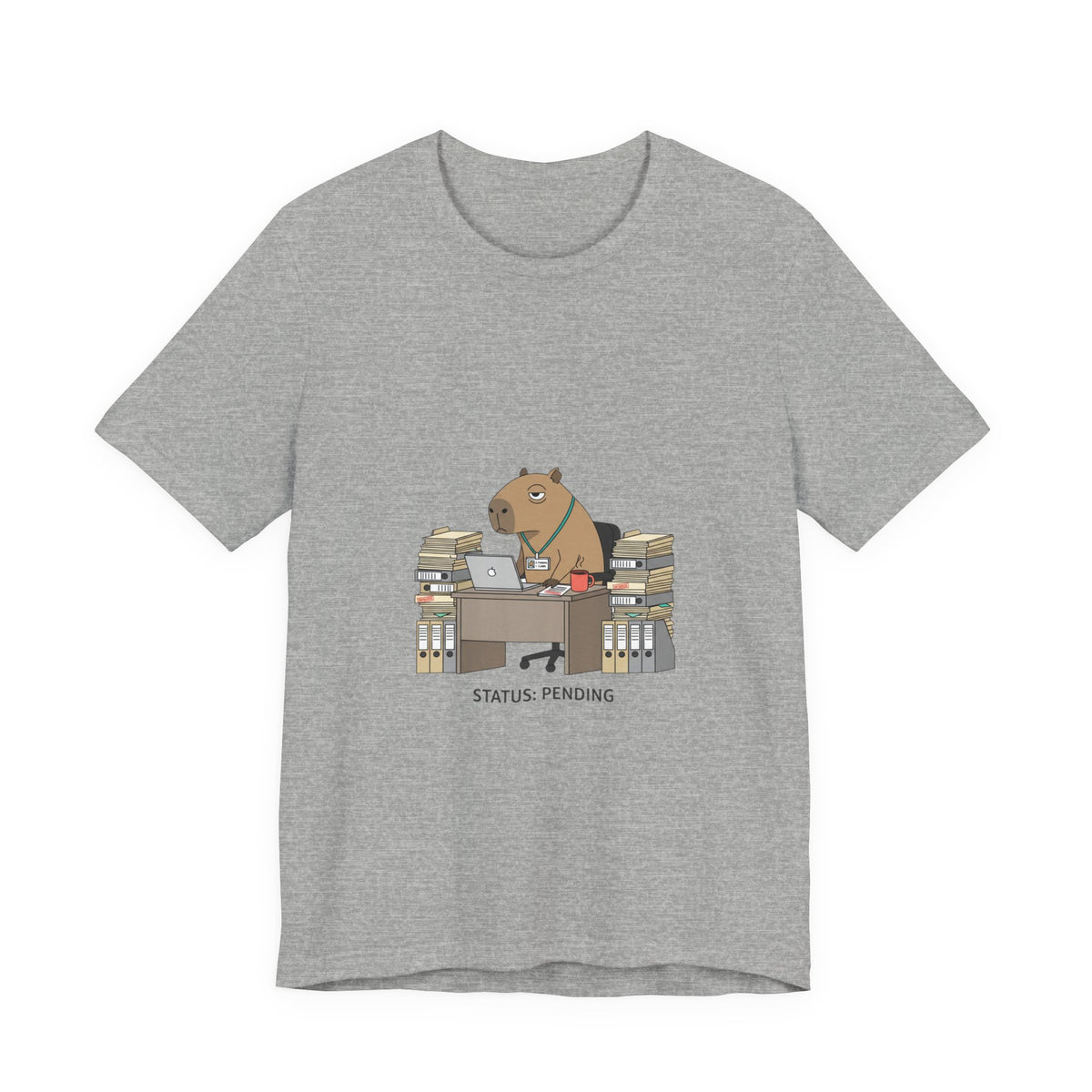 Status Pending Office Bear Graphic T-Shirt