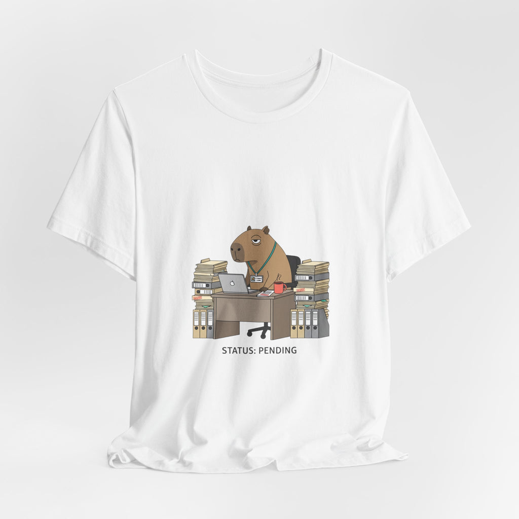 Status Pending Office Bear Graphic T-Shirt