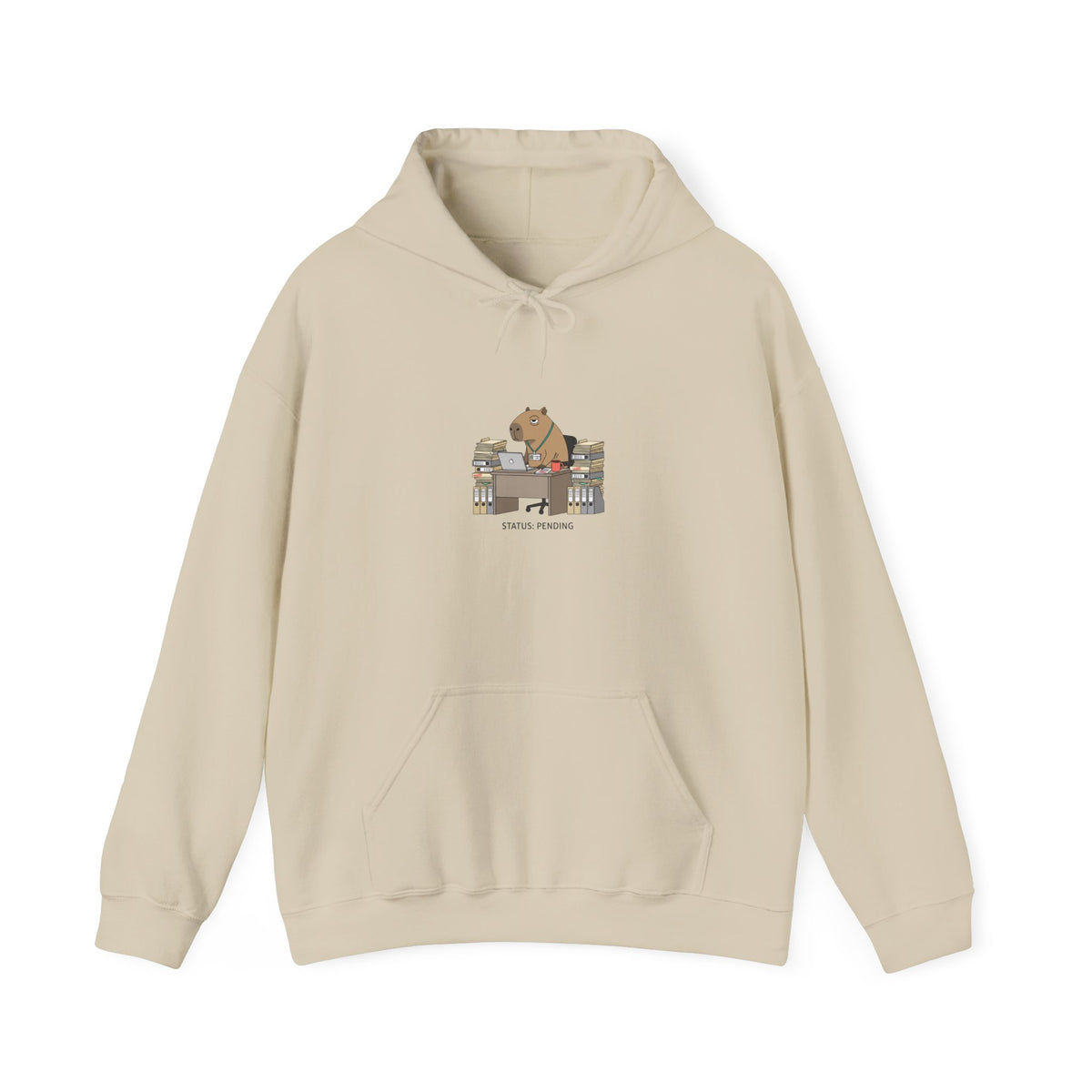 Office Raccoon HR Memo Graphic Pullover Hoodie