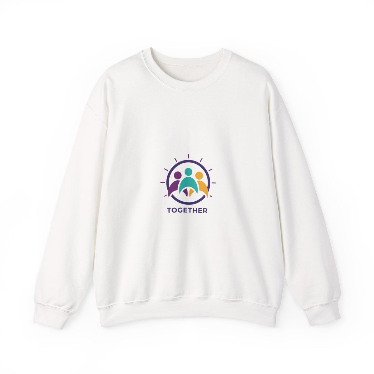 Together Solidarity Icon Embroidered Crewneck Sweatshirt