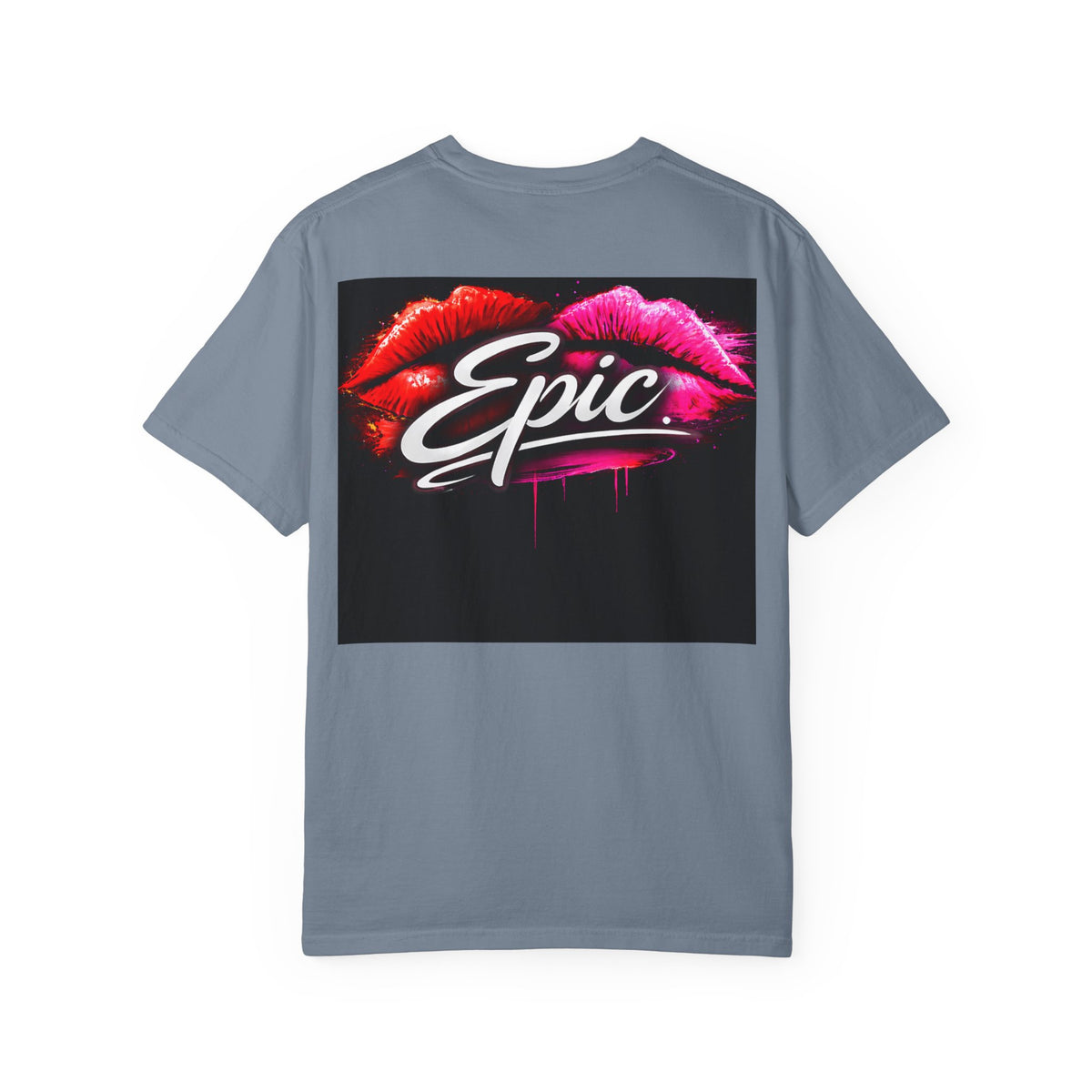 Smear Script Lip-Art Streetwear Graphic T-Shirt