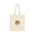 Sunset Coast Retro Surf Canvas Tote Bag