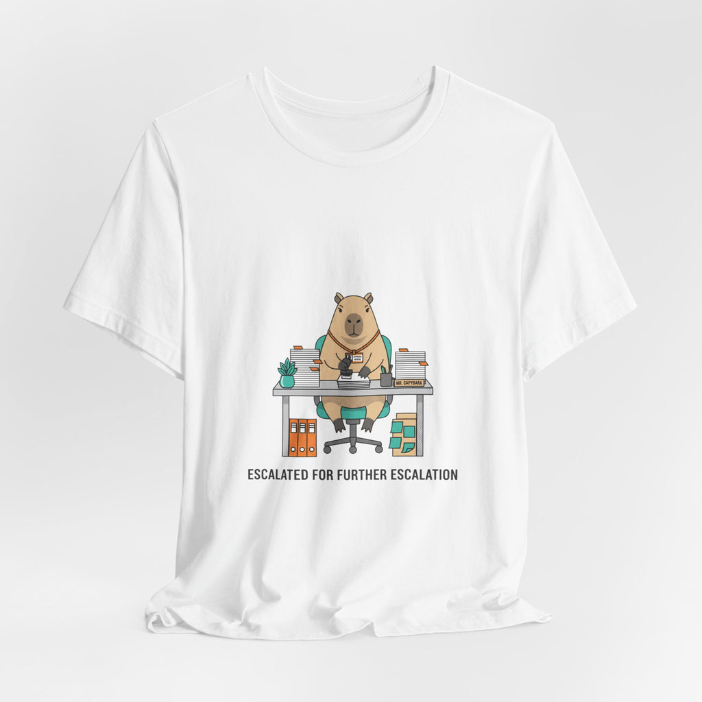 Escalated for Further Escalation Office Bear Graphic T-Shirt