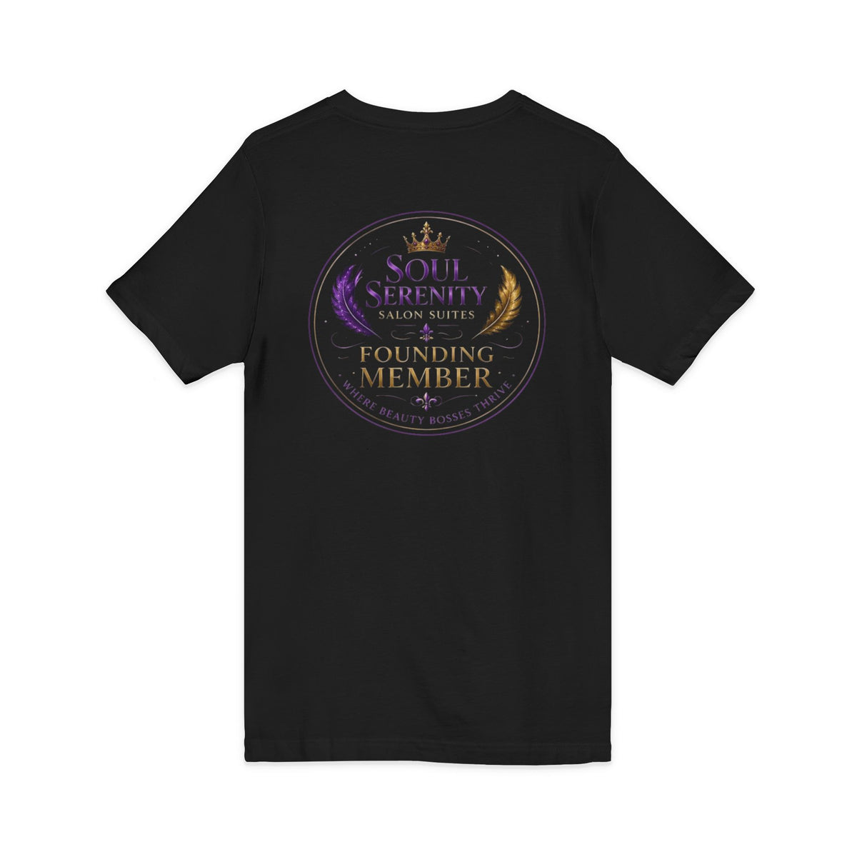 Soul Serenity Founding Member Graphic V-Neck T-Shirt