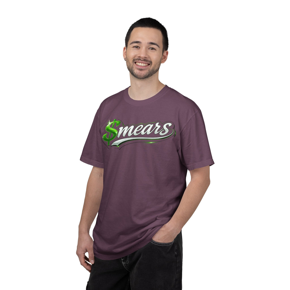 Smear Script Lip-Art Streetwear Graphic T-Shirt